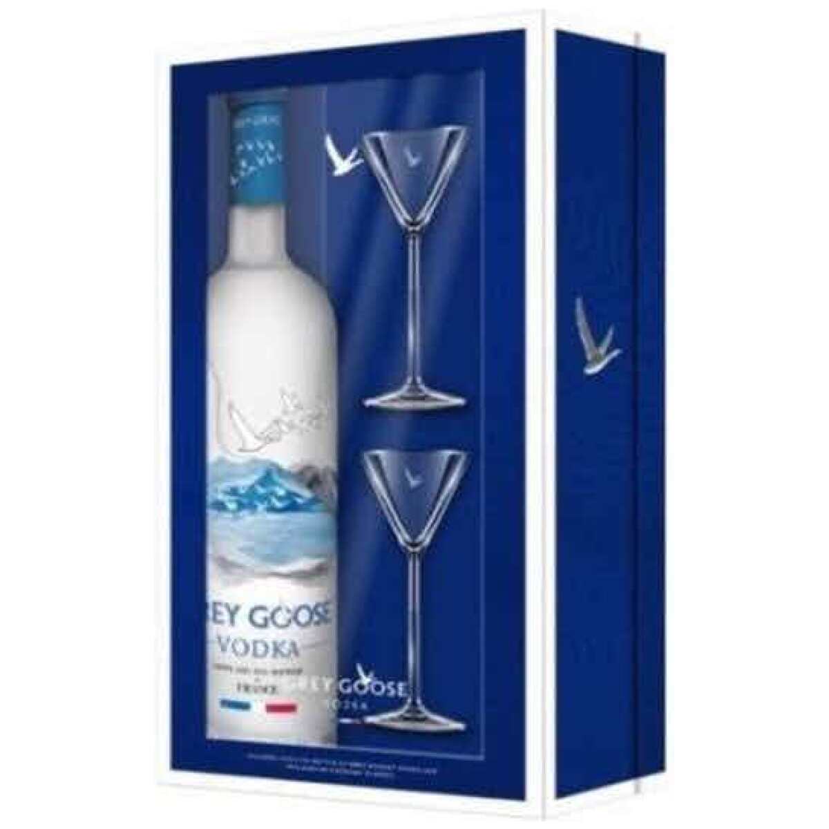 Grey Goose Vodka Martini Glass Gift Set | Cellar 97
