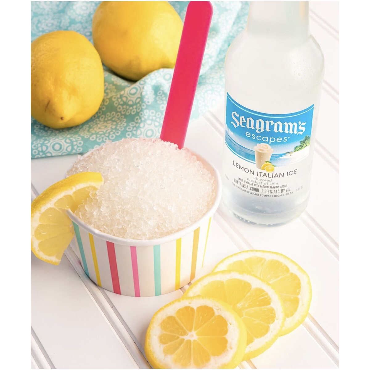 Seagrams Escapes Lemon Italian Ice Cellar 97