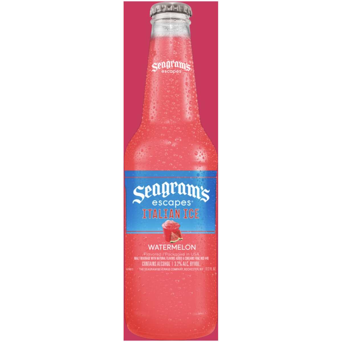 Seagrams Escapes Watermelon Italian Ice Cellar 97